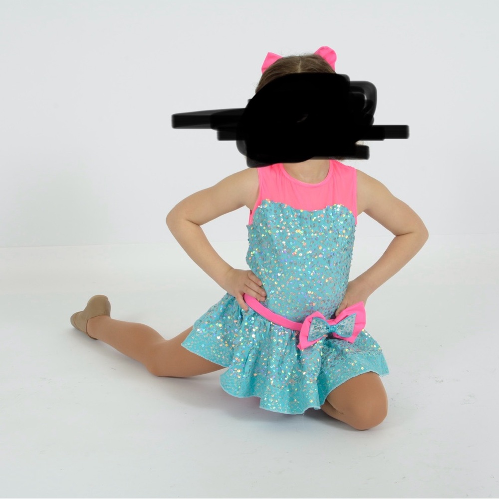 Teal and Pink Costume!